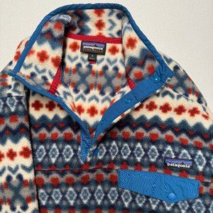 Patagonia Synchilla Snap-T Pullover Aztec Size Small